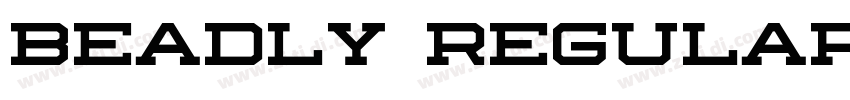 Beadly Regular字体转换